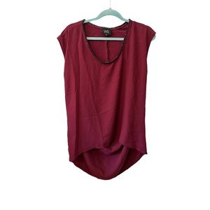 Burgundy blouse